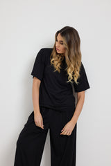 SET tuta leggera nero FEDERICA BI