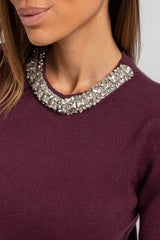 Maglia collo gioiello FEDERICA BI (piu’ colori)