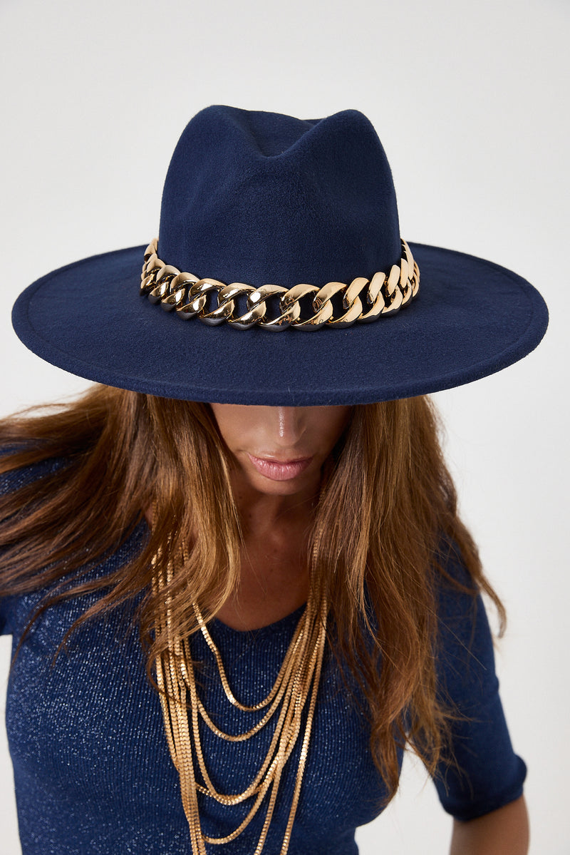 Cappello blu FEDERICA BI