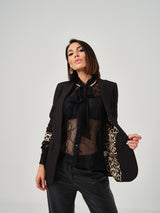 Camicia nera in pizzo FEDERICA BI