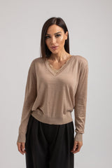 Maglia tricot lana e seta FEDERICA BI