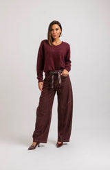 Denim jeans bordeaux FEDERICA BI