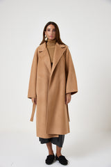 Cappotto camel cachemire e lana FEDERICA BI