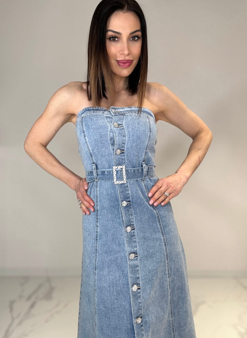 Abito in denim FEDERICA BI