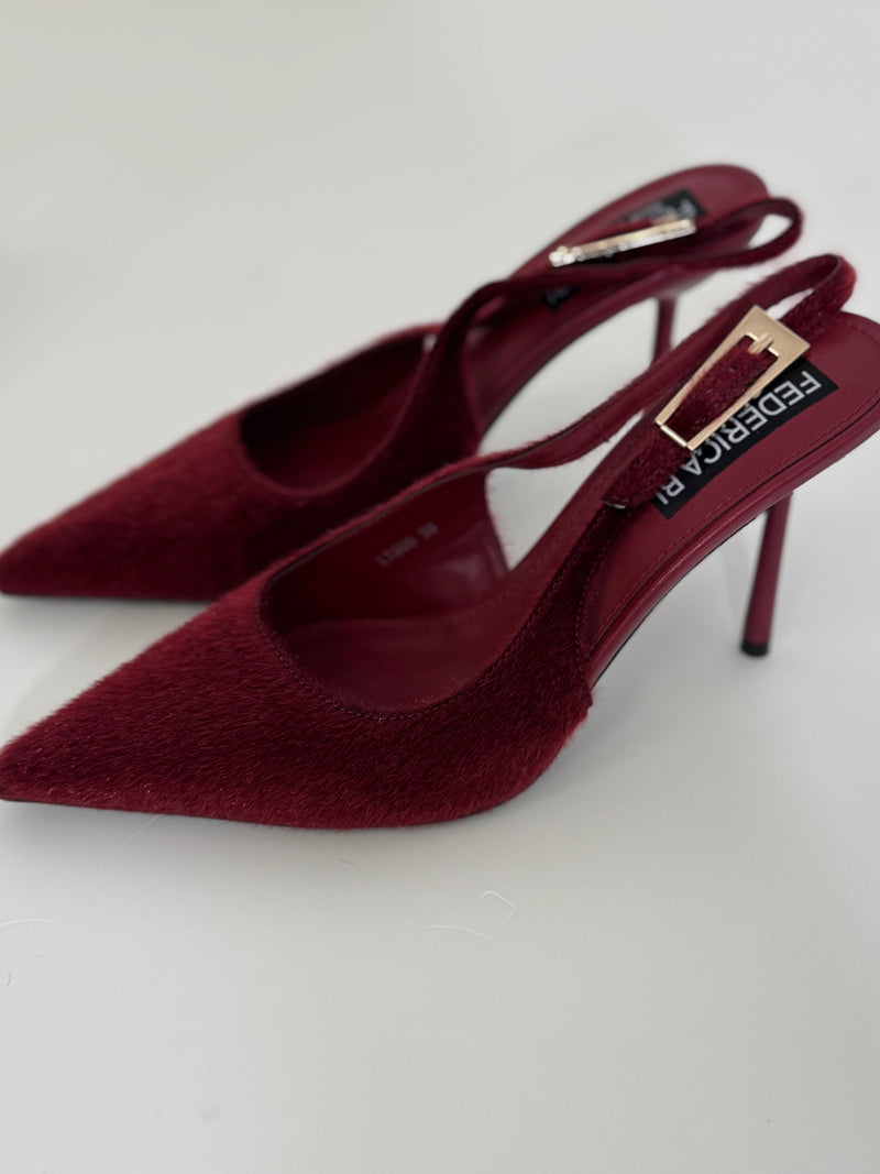 Sling back in ecocavallino FEDERICA BI ( vari colori )