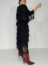 Gonna in pizzo nero FEDERICA BI