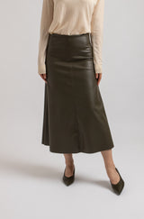 Gonna verde militare FEDERICA BI