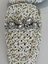 Sabot flat con cristalli FEDERICA BI