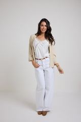 Denim jeans bianco FEDERICA BI