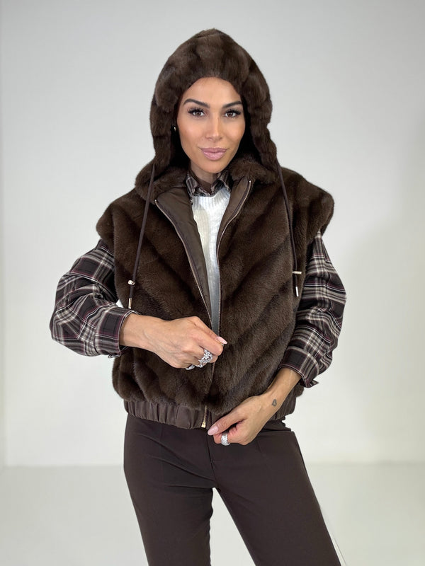 Gilet in Ecovisone FEDERICA BI