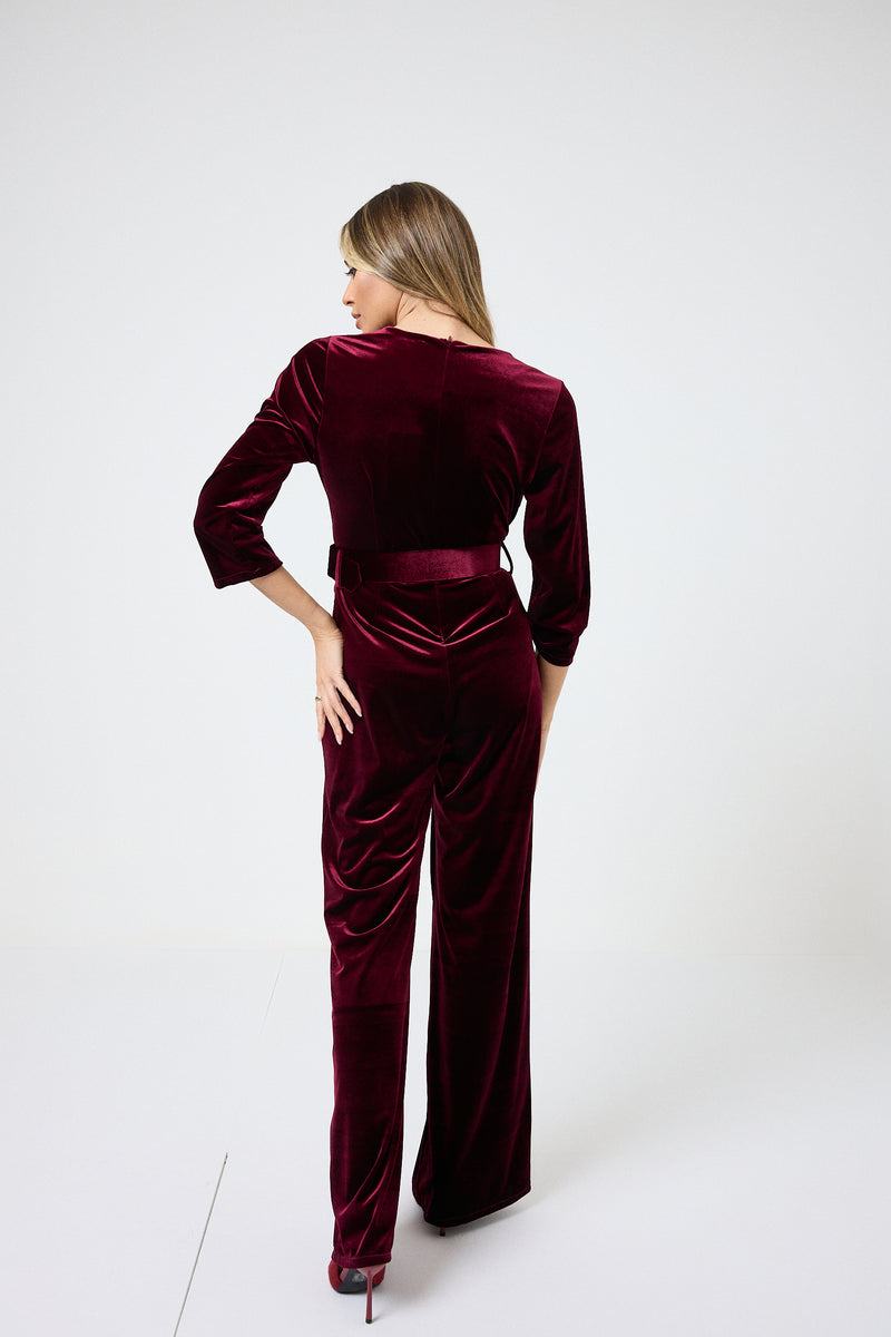 Tuta in velluto FEDERICA BI ( più colori )