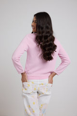Cardigan rosa in viscosa FEDERICA BI