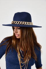 Cappello blu FEDERICA BI