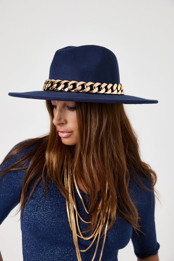 Cappello blu FEDERICA BI