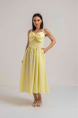Abito FIOCCO giallo (capsule DREAM) FEDERICA BI