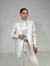 Blazer in ecopelle FEDERICA BI