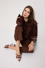 Pantalone in ecosuede FEDERICA BI