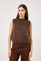 Gilet kid mohair ( vari colori ) FEDERICA BI