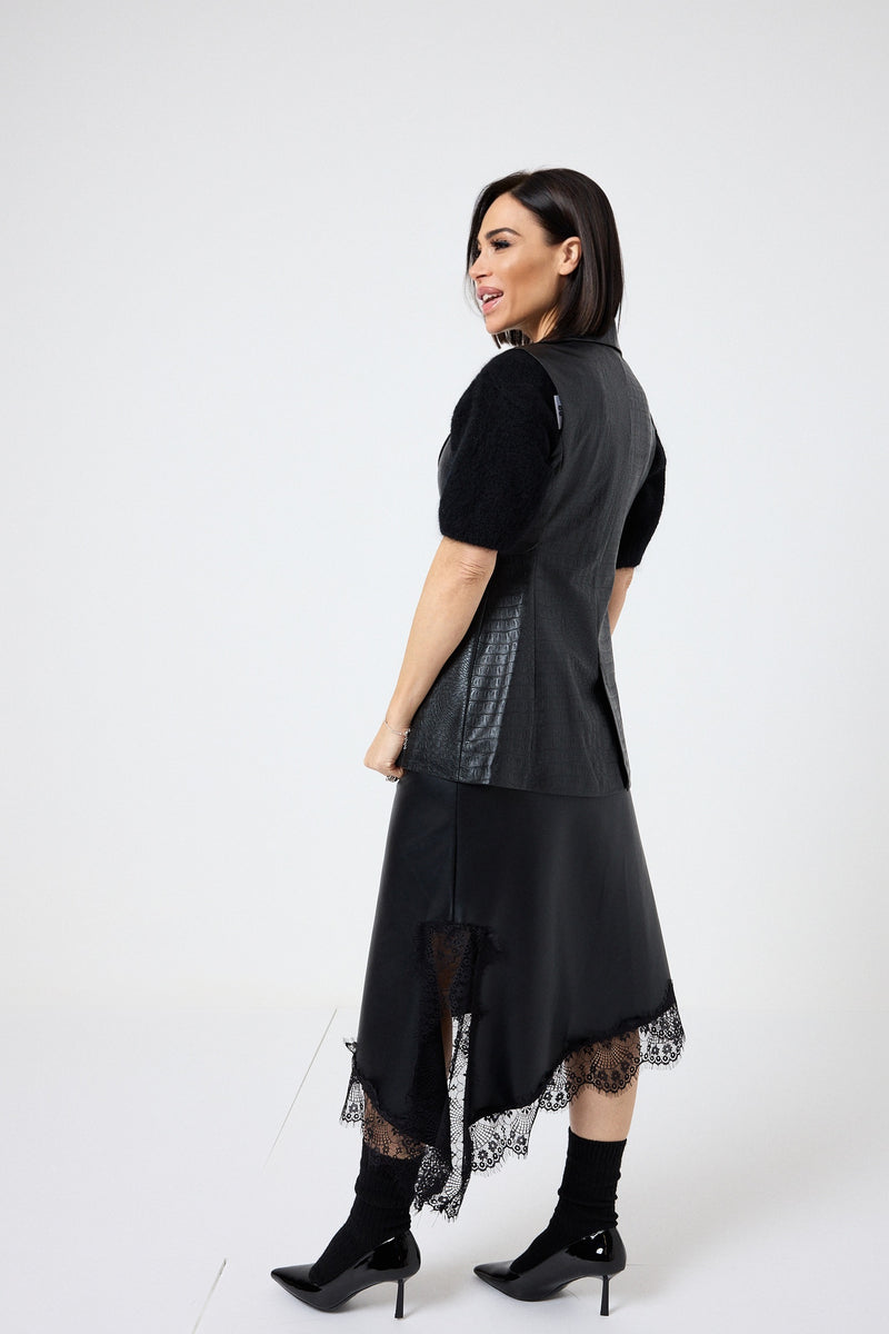 Gilet in similpelle FEDERICA BI