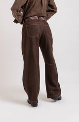 Denim jeans cioccolato FEDERICA BI