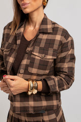 Giacca tartan FEDERICA BI