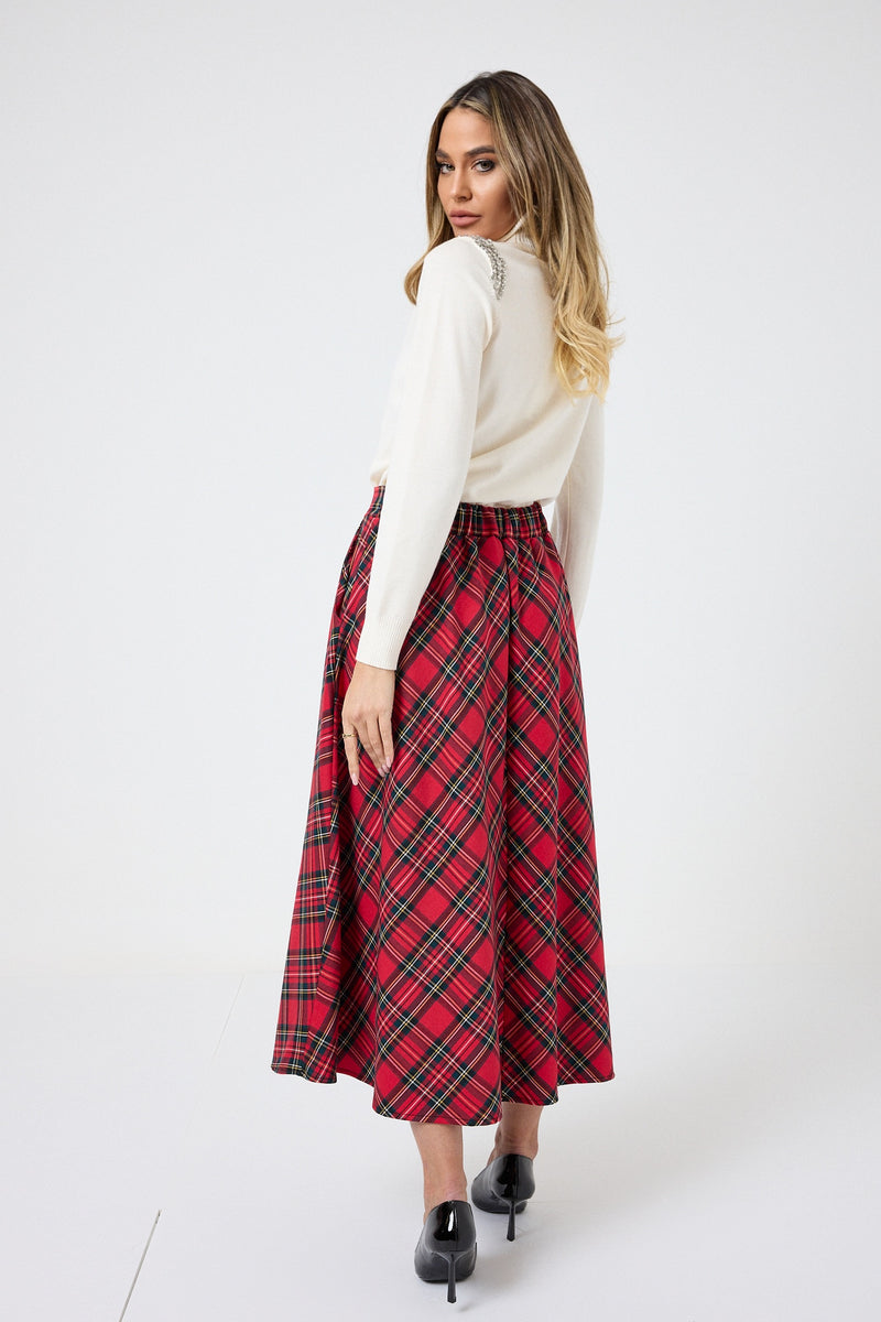 Gonna lunga tartan FEDERICA BI