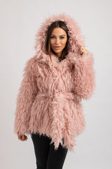 Ecopelliccia rosa FEDERICA BI