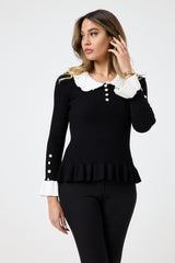 Maglia colletto FEDERICA BI ( più colori )