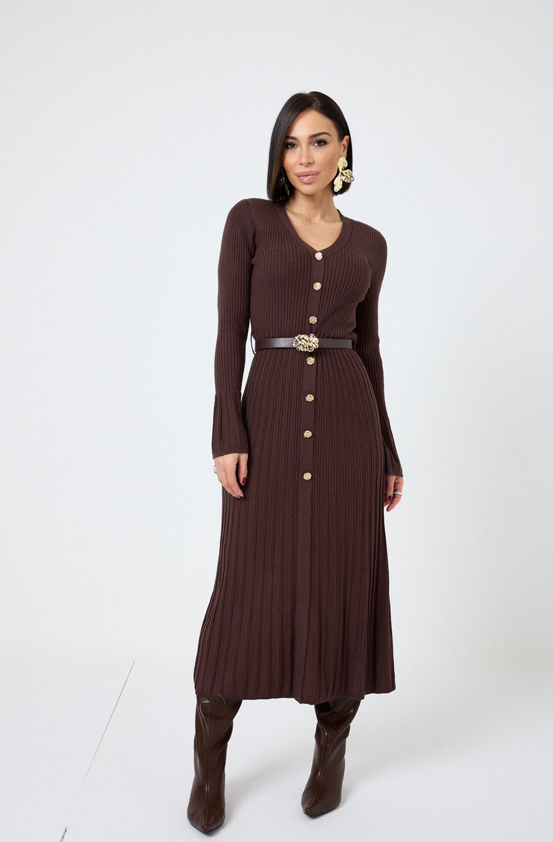 Abito con cintura FEDERICA BI ( vari colori )