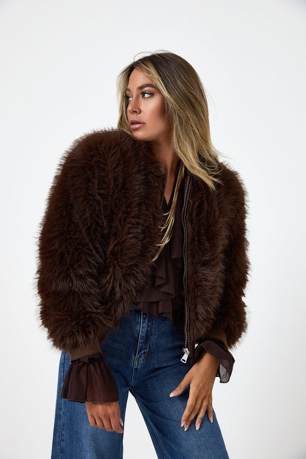 Giacca ECO marrone FEDERICA BI