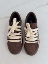 Sneaker suede marrone FEDERICA BI