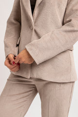 Tailleur in velluto FEDERICA BI