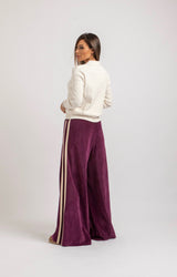 Pantalone in velluto bordeaux FEDERICA BI