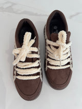 Sneaker suede marrone FEDERICA BI