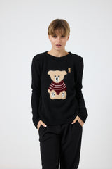 Maglione TEDDY e spilla FEDERICA BI