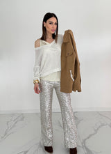 Pantalone in paillettes FEDERICA BI
