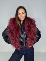 Gilet ECO bordeaux FEDERICA BI