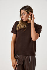 Maglia marrone FEDERICA BI
