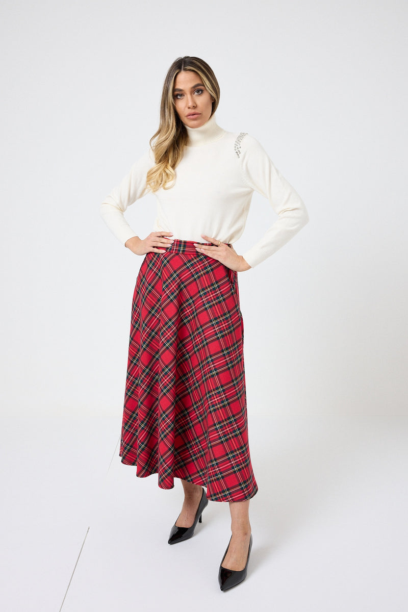 Gonna lunga tartan FEDERICA BI
