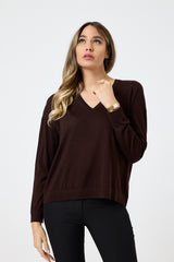 Maglia in lana scollo V FEDERICA BI