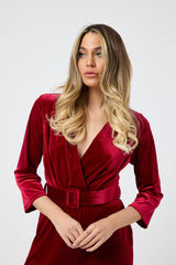 Tuta in velluto FEDERICA BI ( più colori )