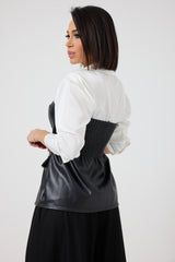 Bustier nero FEDERICA BI