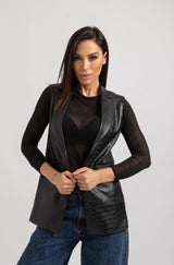Gilet nero FEDERICA BI