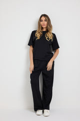 SET tuta leggera nero FEDERICA BI