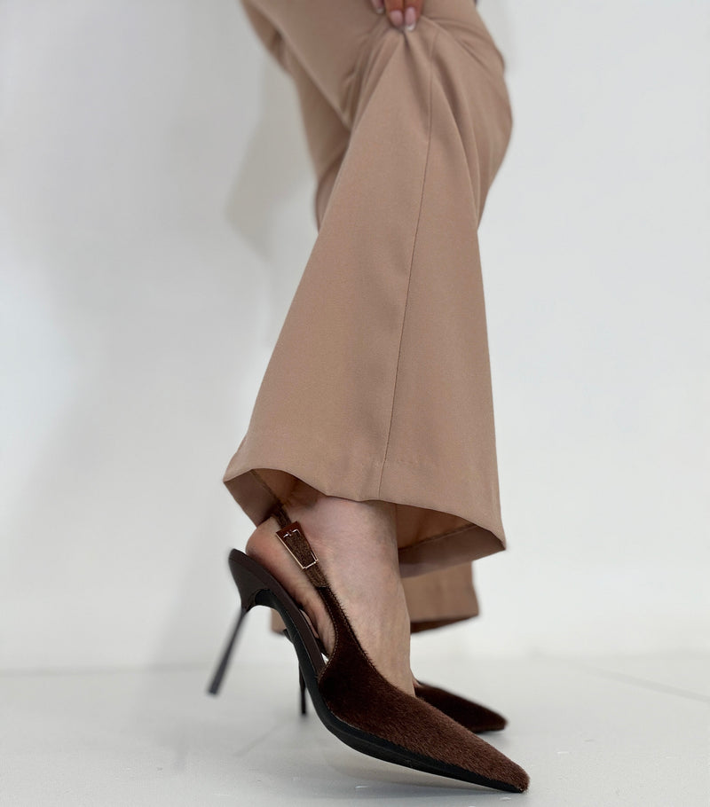 Sling back in ecocavallino FEDERICA BI ( vari colori )