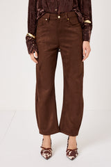 Pantalone in ecosuede FEDERICA BI