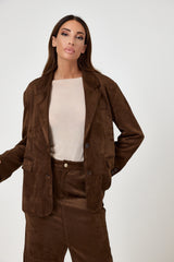 Blazer in eco suede FEDERICA BI