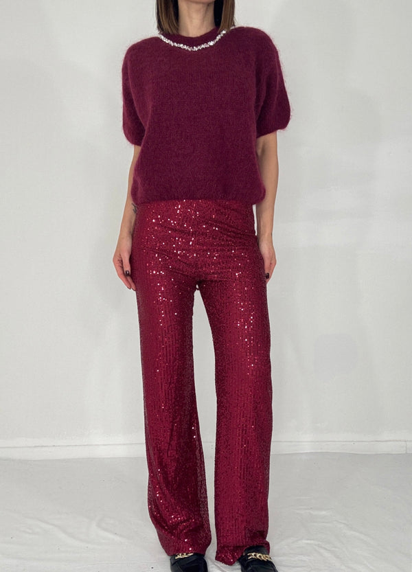 Pantalone in paillettes FEDERICA BI