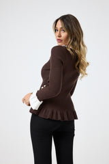 Maglia colletto FEDERICA BI ( più colori )