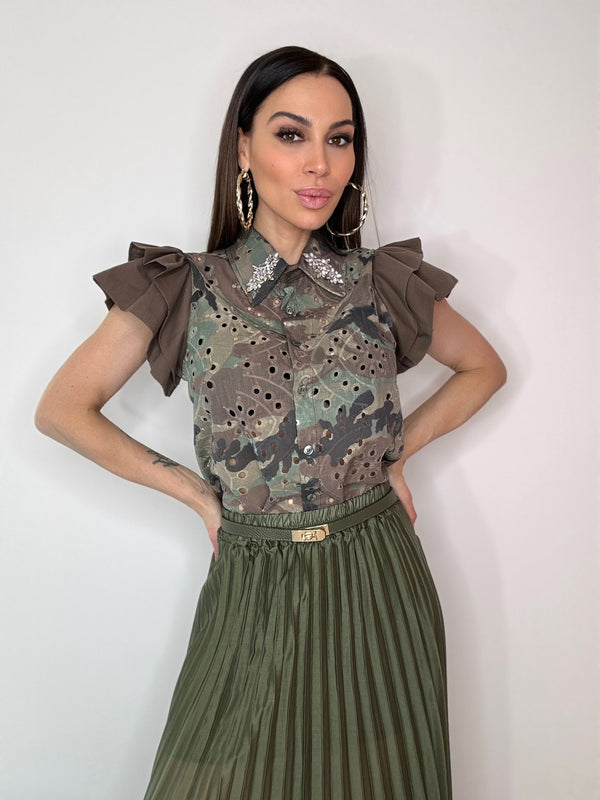 Camicia camouflage FEDERICA BI